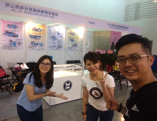 Máy móc nhựa DIPO đã sẵn sàng cho Triển lãm nhựa Đài Bắc Đài Loan 2018