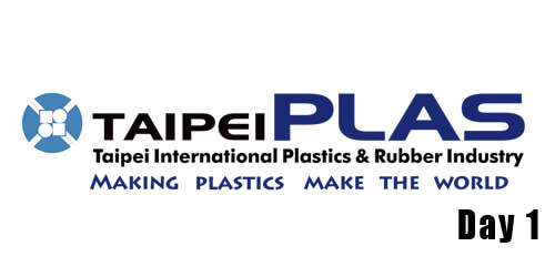 DIPO Plastic Machine Co., Ltd.Exposición de maquinaria plástica de Taiwán Taipei, día 1