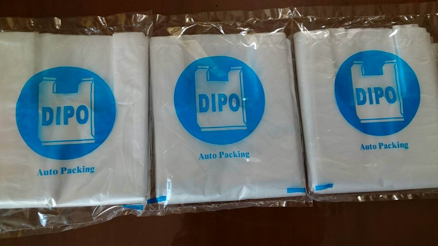 Auto packing t-shirt bag Taiwan