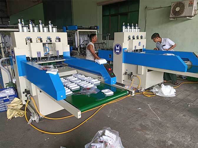 Plastic bag factories in developing countries are also moving towards fully automated plastic bag production
