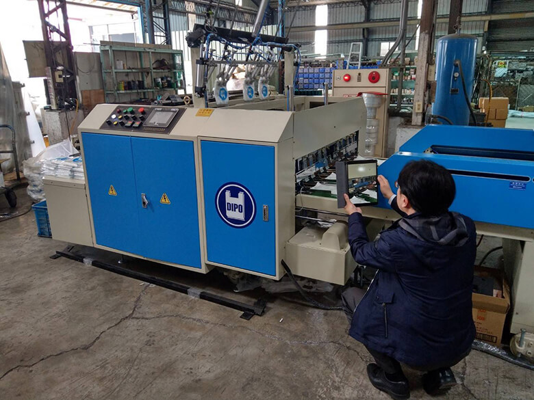 Dipo Plastic Machinery Co., LTD-Customized bag making machine design to Japan Customer​