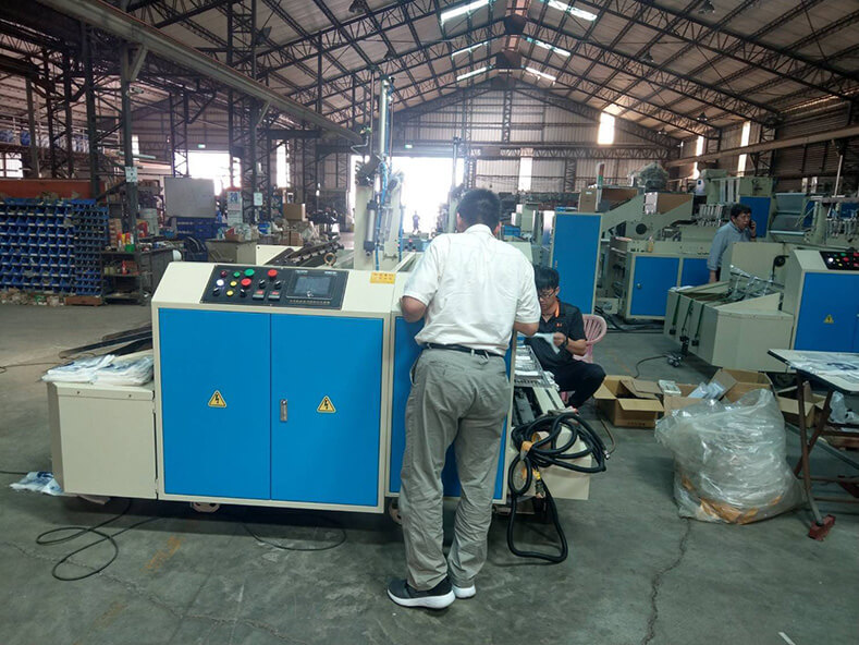 2019 Appreciation to the traders of Central and South America, Taiwan traders, African customers trust Dipo Plastic Machinery, and once again purchase the bag making machine.