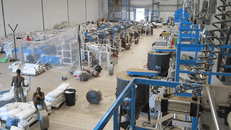 Dipo hand bag machines in Africa.