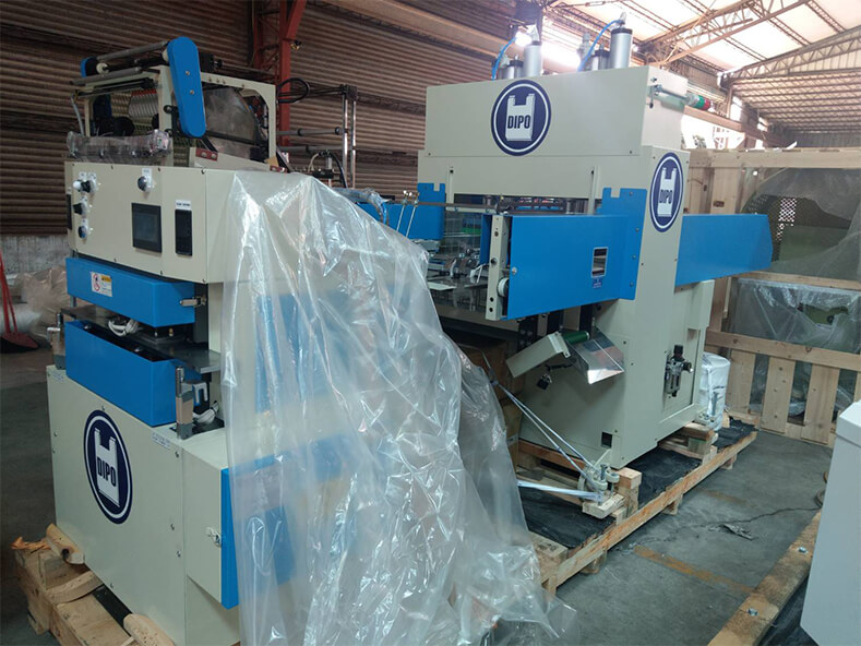 Professional production factory of plastic shopping bag purchase DIPO plastic machinery due to the order of plastic shopping bags increases.