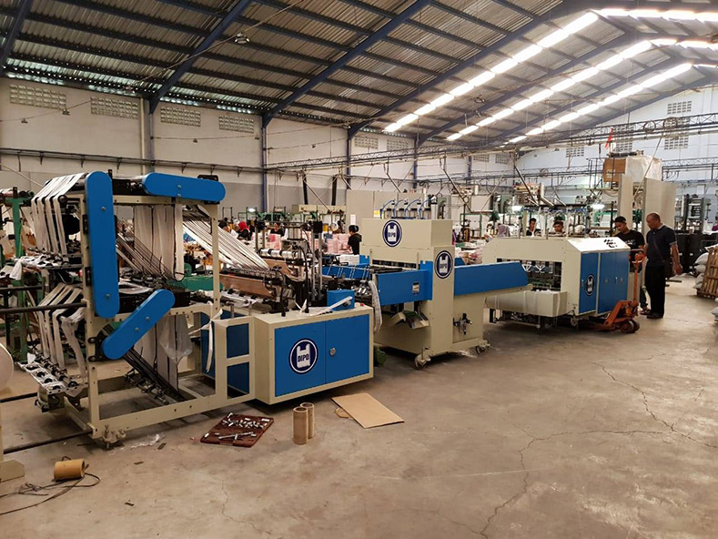 Indonesia - Ordered DIPO PLASTIC BAG MAKING MACHINE (KDP-328S+4AP)