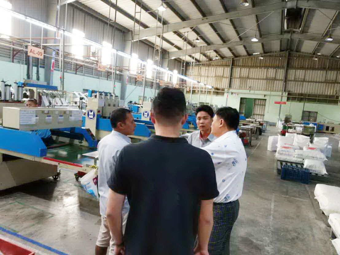 Dipo in Myanmar visiting customers.We look forward to helping them plan their new factory!